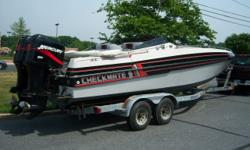 This 1987 Checkmate 28' Convincer is powered by twin 1999 225 Mercury Fuel Injected engines. This is an original owner boat with only 150 hours on the engines. This boat is in perfect shape. She shows pride in ownership everywhere just look at the