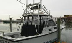 Very Clean with lots of recent upgrades and repairs. Classic design with the largest cockpit of any boat in its class, this boat screams fishing. Lots of amenities including full galley, full stand up head and sleeping accomodations for 4. Full Marlin