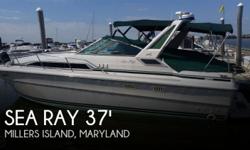 Actual Location: Millers Island, MD
- Stock #085151 - WELL MAINTAIN SEA RAY - NEW ENGINESThe current owner has enjoyed the boat for its performance, appearance/design and how roomy the boat is topside and in the cabin. She has a generator with 570 hours.