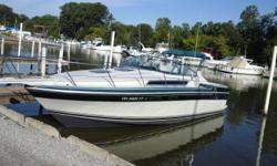 Very clean one owner boat with low hours. Nerer paint stripes and canvas.
Beam: 11 ft. 8 in.
Fuel tank capacity: 160
Speed max: 32
Compass; Depth fish finder; Stove; Boat cover; Vhf radio; Stereo; Shore power; Fridge; Shower; Swim platform;