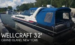 Actual Location: Grand Island, NY
- Stock #084474 - If you are in the market for a cruiser, look no further than this 1987 Wellcraft 3200 St Tropez, just reduced to $15,500.This vessel is located in Grand Island, New York and is in great condition. She is