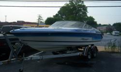This 1988 Sea Ray Pachanga 22 is powered by a 454 Mercruiser engine. Features include: cockpit cover, stainless prop, dual batteries, stereo. What a true classic; our trade includes a free dual axel trailer. All this for only $9,995! Please shop around