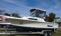 1988 Wellcraft 230WA 1988 WELLCRAFT 230 REPOWERED W/ A 2002 YAMAHA 225 4-STROKE MOTOR. APPROX 650 HOURS, GREATER FUEL ECONOMY AND BETTER PERFORMANCE. THIS 23' WALK AROUND MODEL IS PRICED TO SELL DUE TO SOFT FLOOR ISSUES. HARD-TOP IS IN GREAT SHAPE WITH