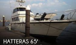 Actual Location: Baltimore, MD
- Stock #096923 - GORGEOUS Hatteras 65 C Sportfish - Twin 1350 HP MTU's** Marine Survey completed 10/15 and found the vessel to be in Good to Great Condition **This vessel was initially purchased from Hatteras by Charlie