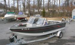 Classic, open bow walk-thru bow rider that's rigged for fishing/ crabbing with lots of open space to move about.This one owner boat &nbsp;Includes a conv. top, full cover, 8 gunwale mount rod holders,&nbsp;horn and navigation lights andfishfinder. Motor