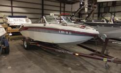 This boat was traded in to us and would make a great starter boat.&nbsp; It comes equipped with a 3.0L mercruiser 190hp engine and trailer.&nbsp; Priced $1895.
Category: Powerboats
Water Capacity: 
Type: Bow Rider
Holding Tank Details: 
Manufacturer: