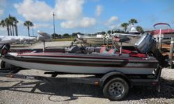 1989 Bomber Cougar 15 Bass boat is 15 feet in length. Features include Bimini Top, Smart Tabs, a Lowrance Elite 5 DF/FF on the console and a Garmin 551 DF/FF on the bow. The seat upholstery and carpet are in good condition. There is one small soft spot on