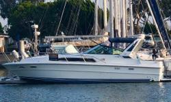34' | Sea Ray 34 Sundancer | 1989
Well-Maintained Express Cruiser!
Maintenance records available upon request
Upgraded Raymarine Autopilot
Garmin 2006C GPS
Achilles Dinghy w/ Tohatsu 6hp outboard
The owner has moved out of the state is very motivated to