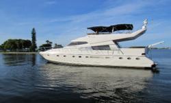 Fantastic condition inside and out and ready to take you to all your dream destinations!
Re-powered in 2008 w/ Man 1100 hp Diesels LOW HOURS
Captain Maintained and Operated for Years
Beautiful New Granite Counters
All Modern Galley Appliances&nbsp;
New