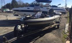 Bass Boat with 115 Mariner Outboard.
Trailer
Trolling Motor
CD Stereo
Stainless steel prop
Nominal Length: 16'