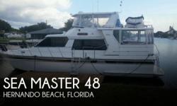Actual Location: Hernando Beach, FL
- Stock #100531 - CLASSIC BEAUTY!!!~ One Comp-course 220 auto-pilot unit. In-op~One Lowrance HDS-8 unit with Depth finder~One Standard Horizon VLH-3000 hailer unit ~ One Garmin GPS Map 441s Satellite Navigational aide~