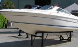 Description
For more specifications please click here
Category: Powerboats
Water Capacity: 8 gal
Type: Bow Rider
Holding Tank Details: 
Manufacturer: Sea Ray
Holding Tank Size: 
Model: 22'
Passengers: 0
Year: 1991
Sleeps: 0
Length/LOA: 22' 0"
Hull