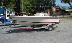 Standard Features include; center console, anchor locker, cooler storage, tilt steering, fish boxes, rod holders, bait tank, VHF radio, depth alarm, swim ladder
Trailer: This boat comes with a single axle trailer.
Category: Powerboats
Water Capacity: