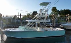 This Stuart Angler Tournament 32 is a highly functional fishing machine that combines great utility and fishability with the ease of handling of true fishing machine. Her open cockpit provides a tremendous fishing platform for anglers, and her wide beam