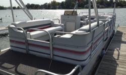 1992 Starcraft 240 DLX Pontoon40 HP MarinerGood condition. Dual Bimini TopsSeats in great shape for it's ageRuns good. Free storage for winter! This boat won't last long in spring.
Engine(s):
Fuel Type: Gas
Engine Type: Outboard
Quantity: 1
Beam: 8 ft. 0