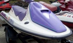 Pretty as a picture. Ready to run.
Category: Personal Watercraft
Water Capacity: 
Type: PWC
Holding Tank Details: 
Manufacturer: Sea Doo
Holding Tank Size: 
Model: GTS
Passengers: 0
Year: 1993
Sleeps: 0
Length/LOA: 10' 4"
Hull Designer: 
Price: $1,895 /