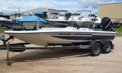1993 Champion 201SC, 2010 Mercury Optimax Pro XS 200, Stainless 4 Blade Prop, Hot Foot, Motor Guide 24V 70# Trolling Motor, And Tandem Axle Trailer.
Beam: 7 ft. 2 in.