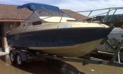 For sale is a 1993 Invader. This boat has a farely new trailer, full canvas and anchor, a volvo pinto out drive, as well as a sink and stove. It has also been kept under a cover and washed. This truly is an amazing boat and you will definately be getting