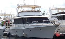 Looking for your Floating Condominium or Bahamas Cruiser?
Here is your opportunity to own a rare Offshore Flush Deck Cockpit Motor Yacht for a very reasonable price! This yacht is a unique find in today's market. With her 4 stateroom, 3 heads, well
