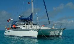 This Cruise Equipped PDQ 36 is an affordable, safe and proven performance cruising catamaran. &nbsp;Her 2'10" draft is ideal for tucking into protected harbor ages while her 18'3" beam w/comfortable bridge deck add amazing comfort and stability. &nbsp;