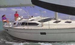 1994 Hunter 40.5 SL Fantastic fresh water sailboat located at Cedar Point Marina Sandusky Ohio. Family sailing fun throughout western basin of Lake Erie. The White Satin is in excellent condition! Her powerful rig swept-back spreaders and large mainsail