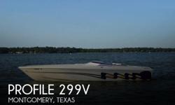 Actual Location: Montgomery, TX
- Stock #028965 - *** TURNKEY *** 70 MPH *** FRESHWATER *** TRAILER INCLUDEDCheck out this 70mph 1994 Profile Custom Power Boats 299V. Awesome running, beautiful boat! Freshwater only usage since 2003.She's powered by a
