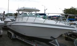 1995 31' FOUNTAIN SPORTFISH Powered by twin 1995 Mercury 225 CXL 2 strokes with low hrs. This is one nice fishing machine. Boat looks and runs perfect. Boat includes Auto Pilot, GPS, VHF, Tee Top, Rod holders, Livewell, Fishboxes, Fresh/saltwater