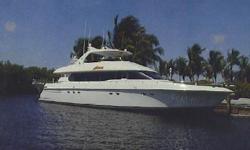 Description
Five Stateroom layout that sleeps 10. The master and both VIP staterooms are amidship and accessed by a stairwell from the main salon. Crew or extra guest staterooms are forward. The MTU engines and "Upsized" gensets have been rebuilt and the