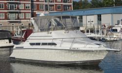 FRESH-WATER SANTEGO
RADAR, GEN, AIR-HEAT, TRACVISION
T-454 CRUSADERS, 765 HOURS
Step aboard the 380 Santego and you'll know why this model is so popular with boaters. The Santego offers exceptional living accommodations made possible by an open-concept,