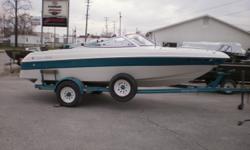1995 Four Winns 190 Horizon with 5.0 v8 engine on a Four Winns trailer. The boat is in good shape and has an upgraded boat stereo system (incl amp and subs). The engine is fuel injected with an OMC drive all serviced and ready for the season. Trailer tire