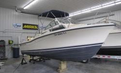 A great weekend walk-around and ready to fish Lake Erie, the Grady-White 208 Adventure. Fishing amenities include a livewell, ample rod holders and storage. Stay out of the sun with the bimini top or in the cuddy cabin.&nbsp;
SSM Trade&nbsp;
Full Service