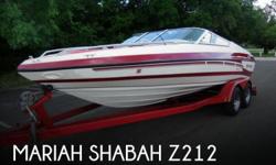 Actual Location: San Antonio, TX
- Stock #073497 - Elegant attention to detailWith the exception of one rash mark, this 1995 MARIAH SHABAH Z212 presents itself as if it just came out of the new boat showroom.The owner purchased this MARIAH new in 1995.
