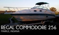 Actual Location: Markle, IN
- Stock #093389 - If you are in the market for a cuddy cabin, look no further than this 1995 Regal Commodore 256, just reduced to $14,500 (offers encouraged).This boat is located in Markle, Indiana and is in great condition.