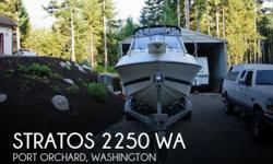 Actual Location: Port Orchard, WA
- Stock #082880 - If you are in the market for a walkaround boat, look no further than this 1995 Stratos 2250 WA, just reduced to $21,490.This boat is located in Port Orchard, Washington and is in great condition. She is