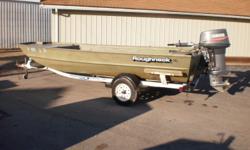 1996 1760 Lowe Roughneck on a Shore Lander trailer with a 2000 50hp Yamaha outboard.
Beam: 6 ft. 10 in.