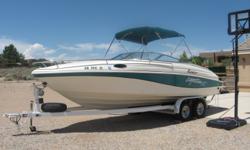 Description: Beautiful 1996 Captiva Cuddy Cabin, 24 ft LOA, 8'6" beam, 7.4L Mercruiser, silent choice exhaust with a Bravo 3 outdrive and low hours. Just serviced and ready to go to the lake. Has new impellor and batteries. Beautiful White with Green