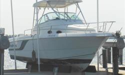 Versatile, Attractively Priced, Affordable Walkaround. Seller Says "Present Offers!" Hardtop, fishable 53 square foot cockpit! Live Well, Fish Boxes and Bait Prep area! Deep-V hull design with 19 degrees of deadrise for a smooth ride. Contact us today