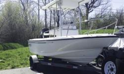 Actual Location: Lexington, KY
This boat is very comfortable for fishing and family fun and its equipped and ready to work. Current owner indicates, his Whaler has been used mainly in fresh water in KY!!Has a Fiber glass T-top, a large cutting table, a