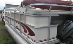 Mariner 40 hp 2 stroke
Budget Pontoon in good condition.
Nominal Length: 20'
Length Overall: 20'
Beam: 8 ft. 6 in.