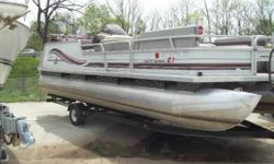 1996 Tracker PB21 1996 Tracker 21' Party Barge with a 1987 50hp 2 stroke engine. Has passed our 21 point used boat inspection. Has aluminum floor in good condition, however carpet is faded. Seats need to be repaired or replaced.
Engine(s):
Fuel Type: Gas