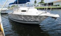 1997 Wellcraft 240 Coastal Walk-Around, Powered By A Johnson 225. The Boat And Engine Are Both In Great Shape And Well Maintained. New Bottom Paint, Extended Bimini Top, Full Step Out Extended Transom, Trim Tabs, SS Prop, Sleeping Area, Fishfinder, Live