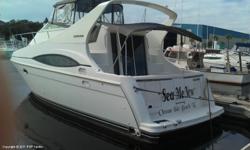 The key word to this boat is FUNCTIONAL. Every aspect of space in this boat is used to its fullest. From the stern cockpit for fishing to the bow deck with built in seating this boat is setup for family fun and safety. Starting from the stern you notice a