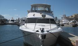 AccommodationsThis Carver 500 is a great hull design and utilizes every square inch of the vessel for storage. With a sizeable aft cockpit and an enclosed aft deck it allows for guests to be outside enjoying the weather or protected in a climate