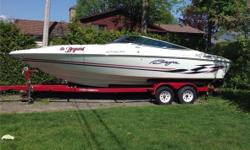 1997 Baja Boss 252 Mercruiser 502 po cu. 500 hp Stern drive Bravo 1 (September 9 2016) Silent choice Trim tab performance 2 batteries new (2016) New quick canvas 2016 Roof camper Scale Its 2 amp 9 hp Original owner Trailer TI 4 new tires Unit is located