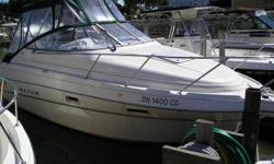 Very nice boat ready for your family to enjoy. Comes with a 2003 Load Master aluminium tandem axle trailer and a newer Garmin GPS/ fish finder.
Beam: 8 ft. 6 in.
Compass; Depth fish finder; Stove; Boat cover; Vhf radio; Stereo; Bimini top; Shore power;