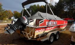Outstanding family/fish all aluminum boat with trailer and 140 4-stroke Suzuki outboard.
Nominal Length: 22'
Engine(s):
Fuel Type: Other
Engine Type: Outboard