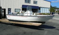 Here is an awesome little machine, a 1998 Boston Whaler 15 Dauntless with a 2008 Yamaha 50 HP outboard with only 165 hours on the clock!!&nbsp;
Features include a large&nbsp;20 gallon fuel tank, Bimini top, Swim Platform with Ladder, VHF Radio, AM FM