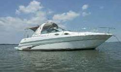 Description
Barely used 1998 29' Sea Ray Sundancer 290 with low hours. Let this twin 5.0 liter Mercruiser powered boat with only 253 hours make a new start to a great summer. This spotless Sea Ray is fuel efficient dependable and versatile. This truly is