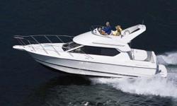 (LOCATION: Jacksonville FL) The Bayliner 2858 Ciera Command Bridge features traditional cruiser style and family accommodations. She has an open flybridge for wind-in-your-face cruising, a lower enclosed helm, open cockpit with ample room and a mid-cabin