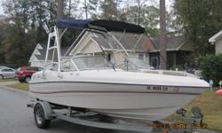 1998 Four Winns 180 Horizon RS
1998 Volvo Penta 4.3GL
Trailer As Shown Included
Location: Bluffton, SC
This 1998 Four Winns 180 Horizon is in decent condition looking for an owner to give it a little TLC. The manifolds & risers along with a list of